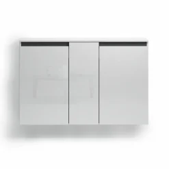Schuhschränke| Hängeschuhschrank Zippo Weiß Hochglanz