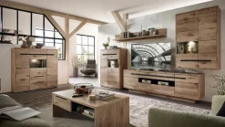 Vitrinen|Vitrinen|Innostyle Hängevitrine Bellano Viking Oak
