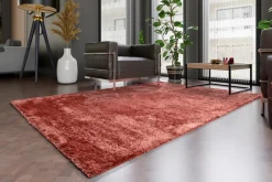 Musterring Hochflorteppiche Shaggy-Hochflorteppich Diego 140 x 200 cm Rosenholz