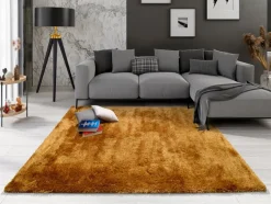 Hochflorteppiche Shaggy|Musterring Hochflorteppich Diego 170 x 240 cm Gold