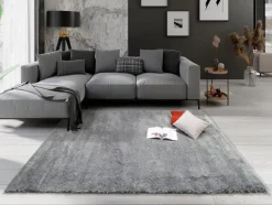 Hochflorteppiche Shaggy|Musterring Hochflorteppich Diego 170 x 240 cm Grau