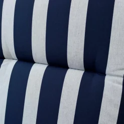 Gartenstuhl-Auflagen-Hochlehner-Auflage Kreta 50 x 123 cm Blau