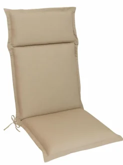 Gartenstuhl-Auflagen-Hochlehner-Auflage Unica 116 x 50 cm Beige