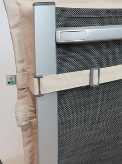Gartenstuhl-Auflagen-Hochlehner-Auflage Unica 116 x 50 cm Beige