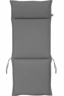 Gartenstuhl-Auflagen-Hochlehner-Auflage Unica 116 x 50 cm Silber