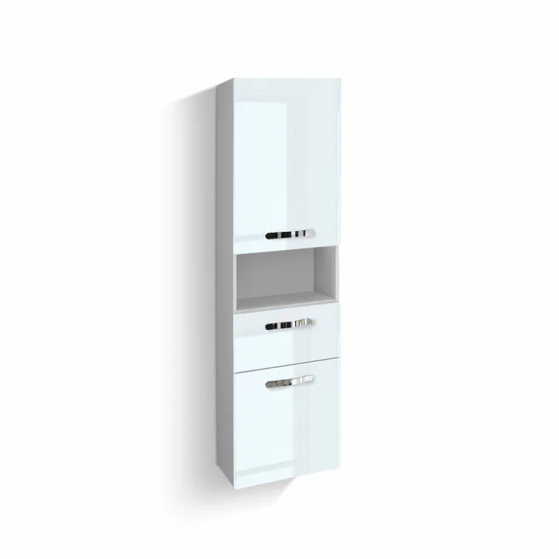 Badschränke|Pelipal Hochschrank 7005 Weiß