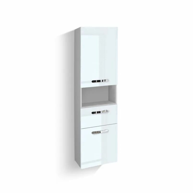 Badschränke|Pelipal Hochschrank 7005 Weiß