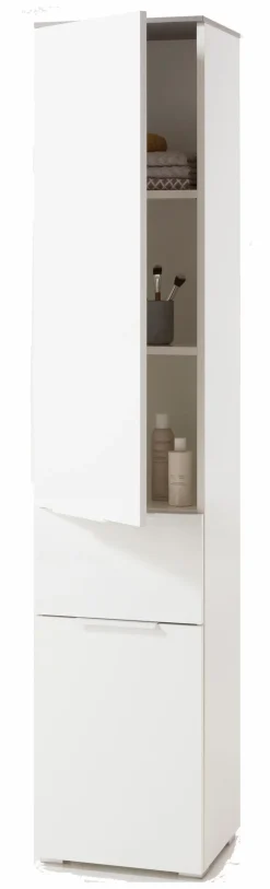 Composad Badschränke-Hochschrank Galaverna Weiß
