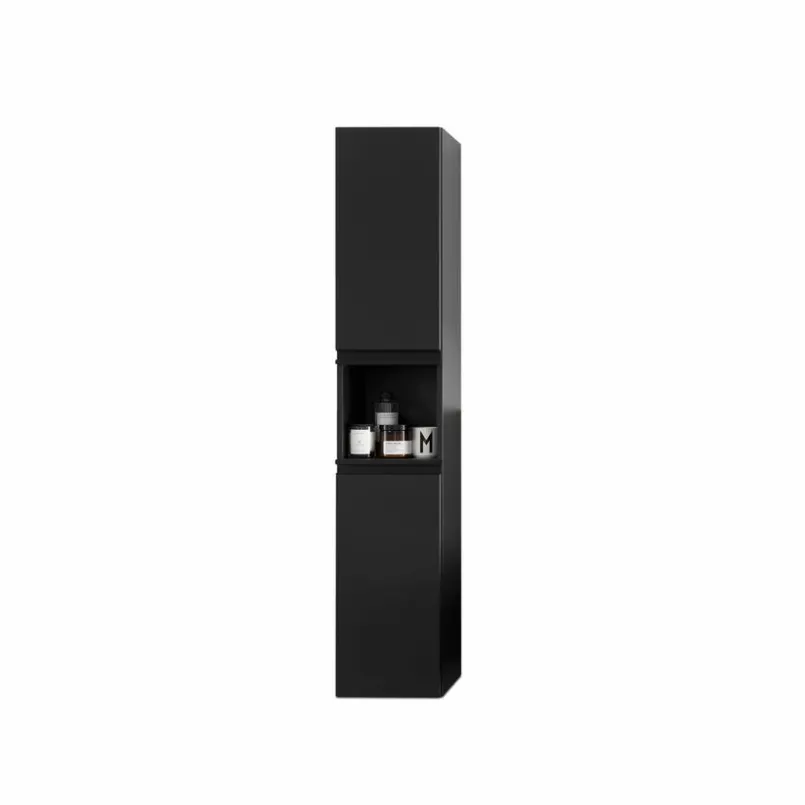 Badschränke|SCHÖNER WOHNEN-Kollektion Hochschrank Bilbao HNA 0230 03 Grau