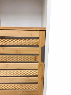 Hölscher Badschränke-Hochschrank Bruce Bambus