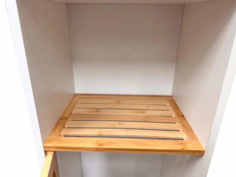 Hölscher Badschränke-Hochschrank Bruce Bambus