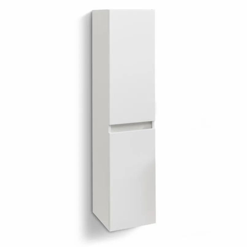 Badschränke| Hochschrank City Weiß