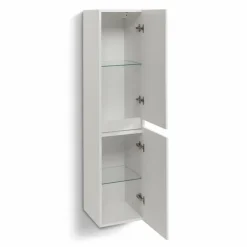 Badschränke| Hochschrank City Weiß