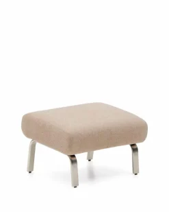 Kave Home Hocker & Poufs-Hocker Amsen Hellbraun