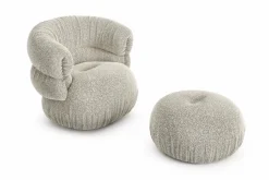 Hocker & Poufs|Bretz Hocker Balaao Salt and Pepper