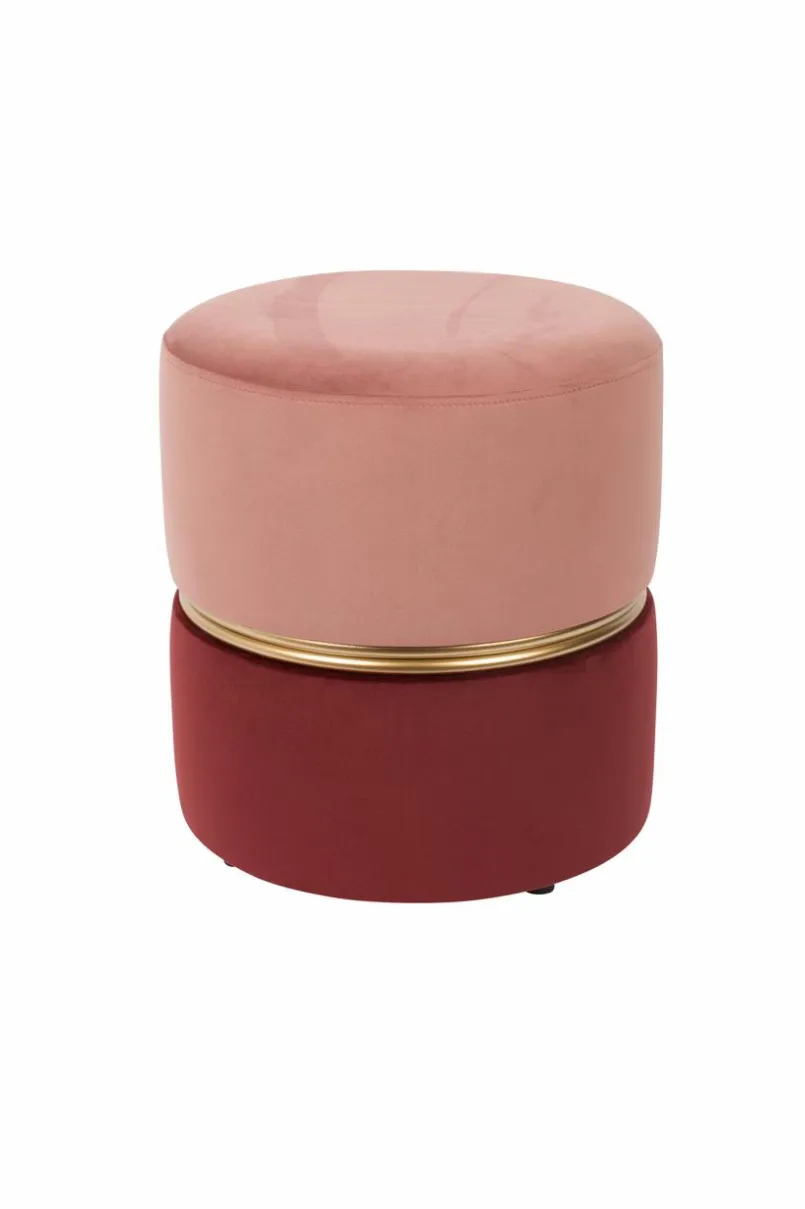 Hocker & Poufs|Zuiver Hocker Bubbly Candy Rosa