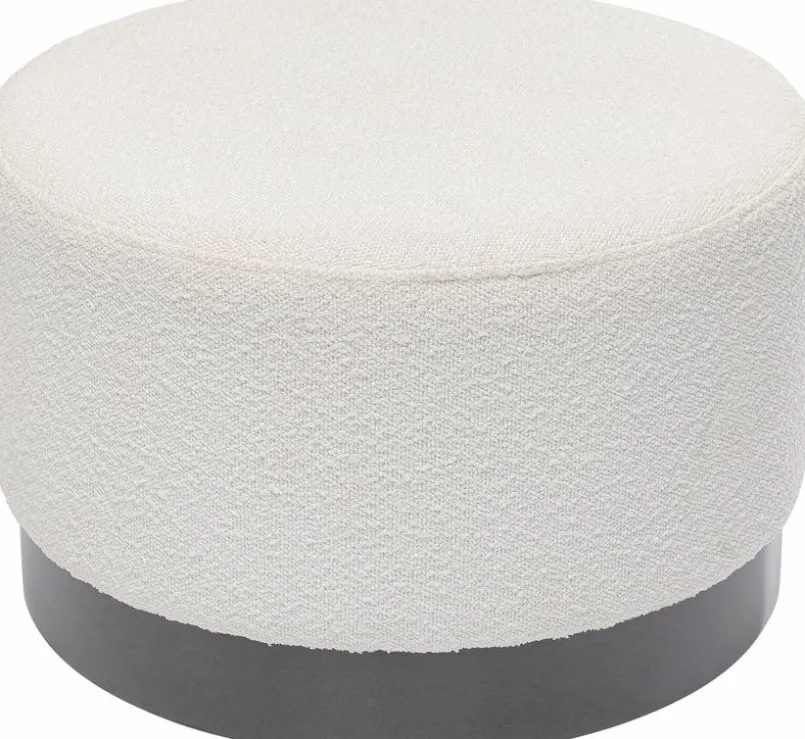 Hocker & Poufs|KARE DESIGN Hocker Cherry Boucle 86899 Creme