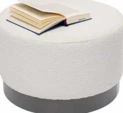 Hocker & Poufs|KARE DESIGN Hocker Cherry Boucle 86899 Creme
