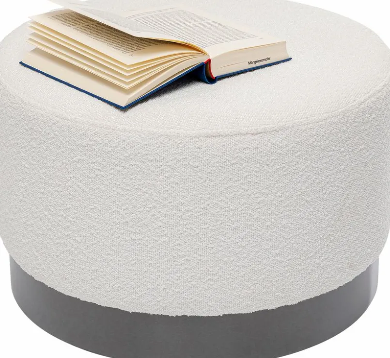 Hocker & Poufs|KARE DESIGN Hocker Cherry Boucle 86899 Creme