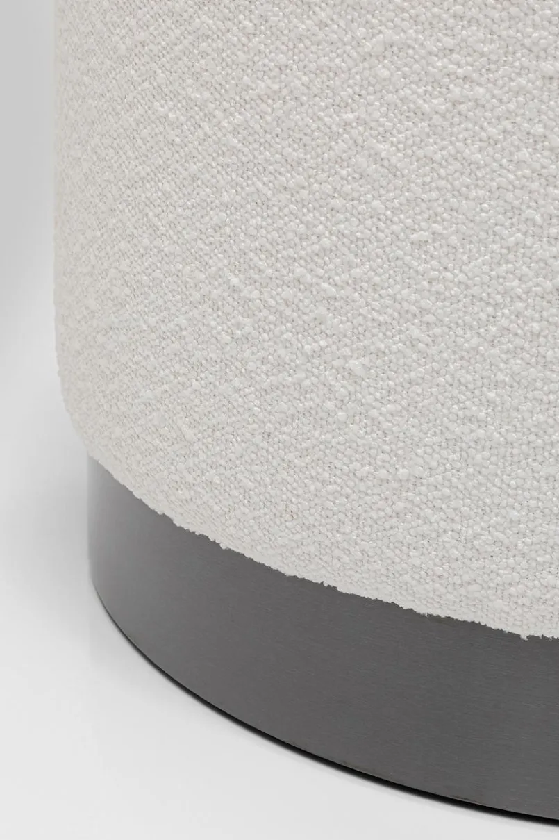 Hocker & Poufs|KARE DESIGN Hocker Cherry Boucle 86899 Creme