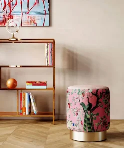 Hocker Cherry Peacock 86354<KARE DESIGN Clearance