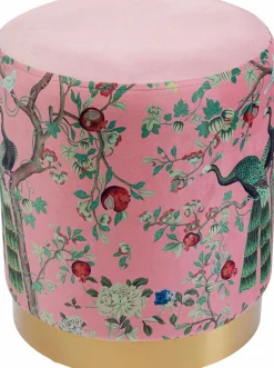 Hocker Cherry Peacock 86354<KARE DESIGN Clearance