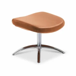 Conform Hocker & Poufs-Hocker Joy verchromt Cognac