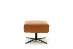 SCHÖNER WOHNEN-Kollektion Hocker & Poufs-Hocker Lineo Cognac