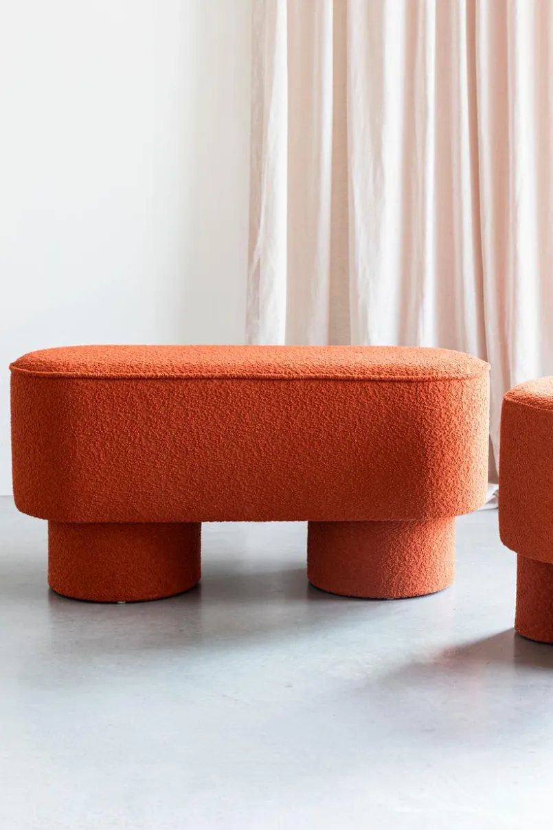 Hocker & Poufs|Zuiver Hocker Marcos Rot
