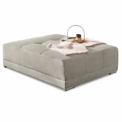 Hocker & Poufs| Hocker Moldau Mittelgrau