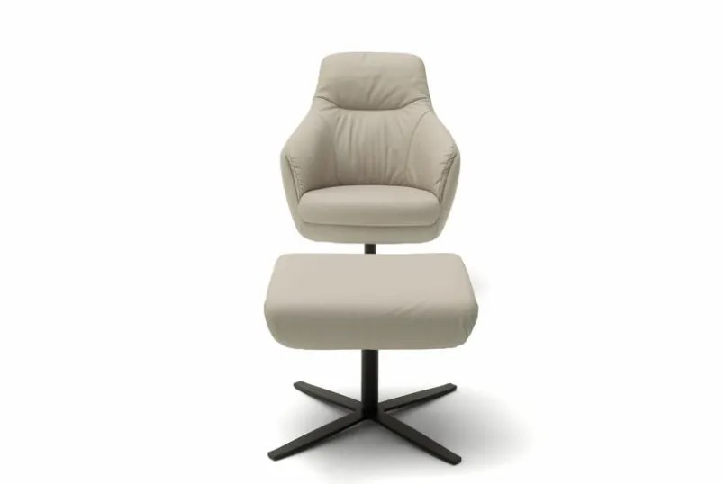 Hocker & Poufs|SCHÖNER WOHNEN-Kollektion Hocker Sky Light Grey