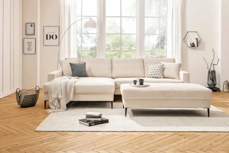 BOOOM Hocker & Poufs-Hocker Summer Cream