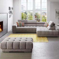 Hocker & Poufs|ComfortPlan Hocker Surrender Silber