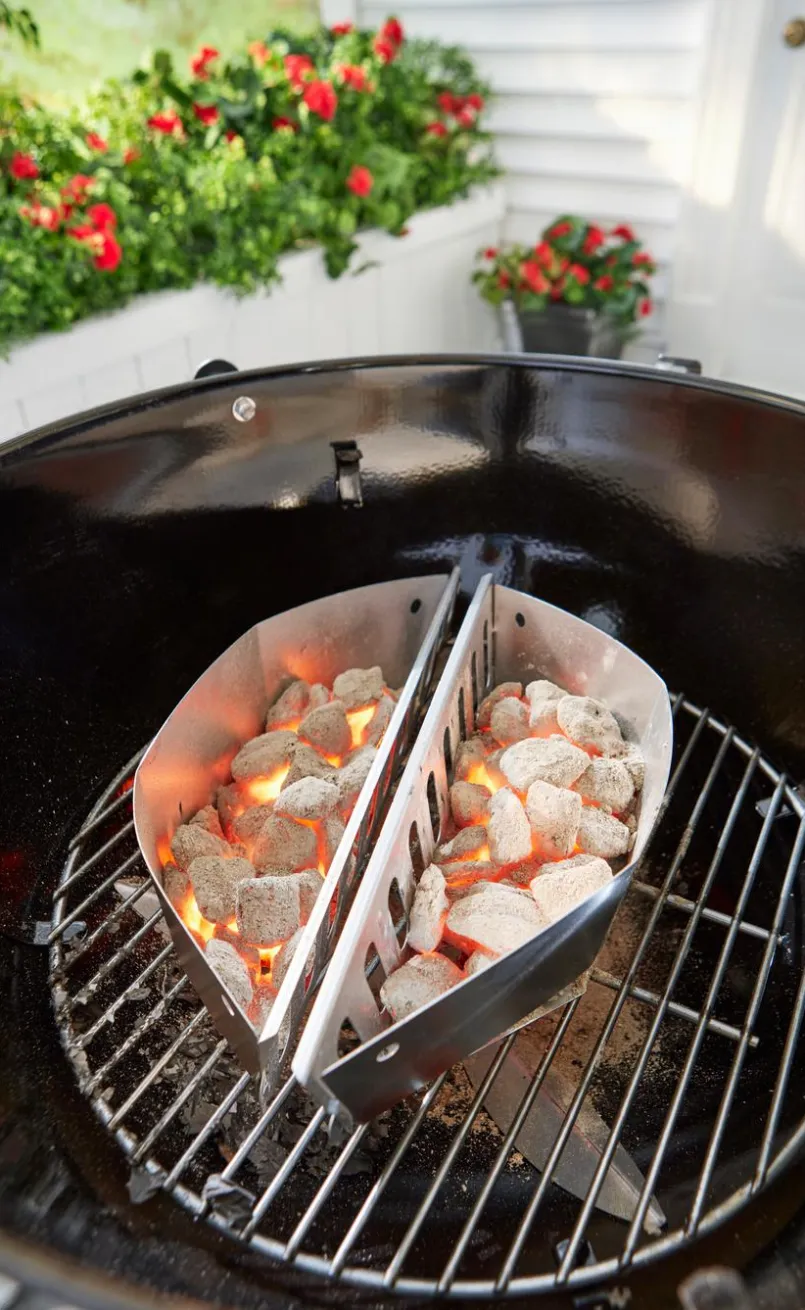 Holzkohlehalter 2er Set Zubehör<Weber Hot