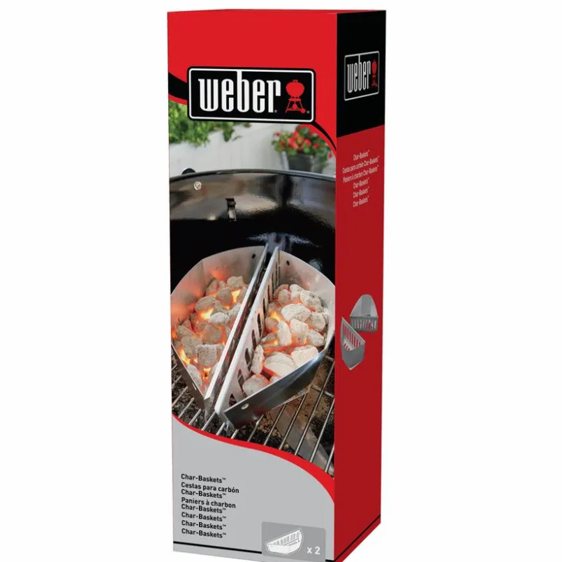 Holzkohlehalter 2er Set Zubehör<Weber Hot