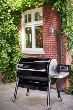 Weber Weber Grills & Grillzubehör-Holzpelletgrill EX6 GBS Smoke Fire Schwarz