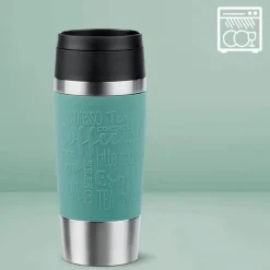 emsa Thermobecher|Kaffee & Tee-Isolierbecher Travel Mug Classic 500 ml Dunkelrot