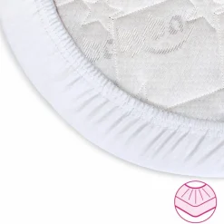 babybay Stubenwagen & Babywiegen|Stubenwagen & Babywiegen-Jersey-Spannbettlaken Original Weiß