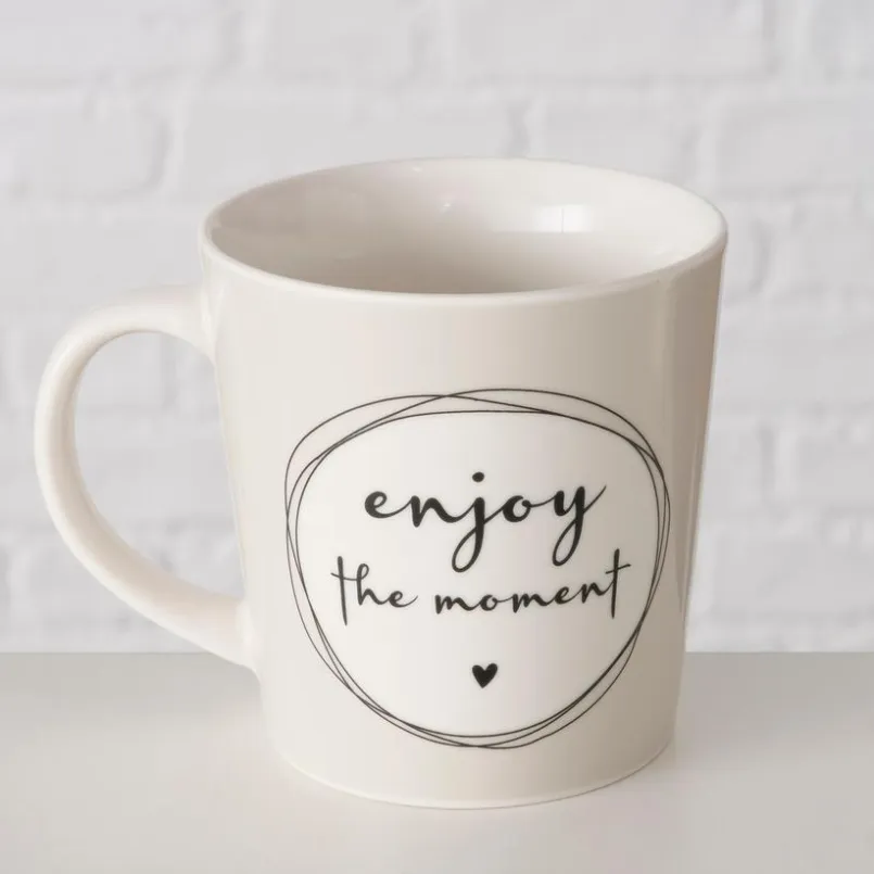 Kaffee & Tee|BOLTZE Kaffeebecher Enjoy 400 ml Grau