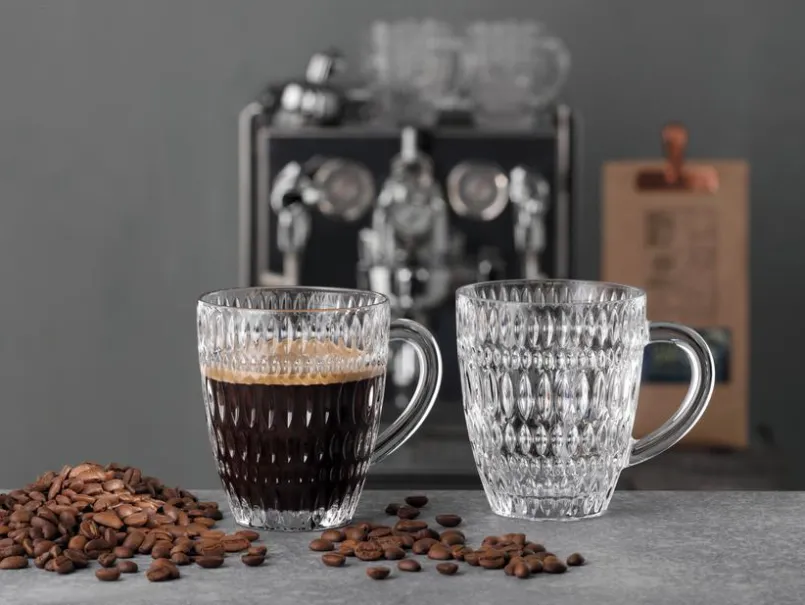 Kaffee & Tee|Nachtmann Kaffeebecher Ethno Barista 2tlg. Klar