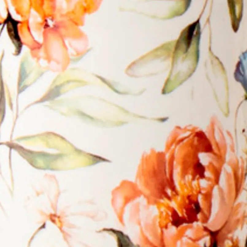 Kaffee & Tee-Kaffeebecher Floral 350 ml Orange
