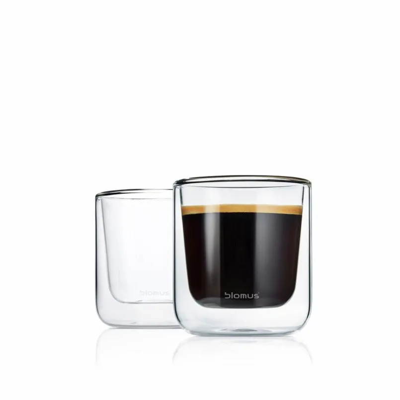 blomus Kaffee & Tee-Kaffeebecher Nero 2tlg. Klar