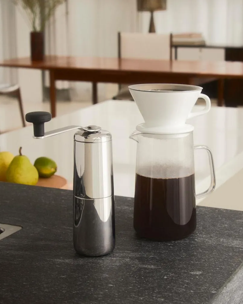 Kaffee & Tee|Alessi Kaffeebereiter Slow Coffee 4tlg. Silber