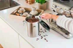 Vorratsdosen|Kaffee & Tee| Kaffeedose 2700 ml Silber