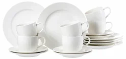 Geschirr|Ritzenhoff & Breker Kaffeeservice Saphir 18tlg. Weiß