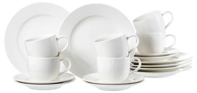 Geschirr|Ritzenhoff & Breker Kaffeeservice Saphir 18tlg. Weiß