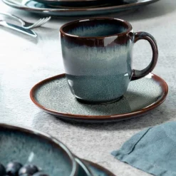 Kaffee & Tee|like. by Villeroy & Boch Kaffeetasse Lave Gris 190 ml Grau