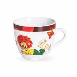CreaTable Kindergeschirr|Kaffee & Tee-Kaffeetasse Pumuckl 210 ml Bunt