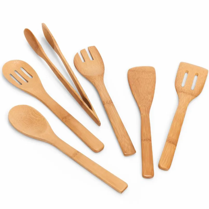 Küchenutensilien-Küchenhelferset Bamboo 7tlg. Braun
