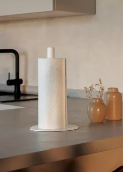 Halterungen|Metallbude Küchenrollenhalter Ivana Weiß
